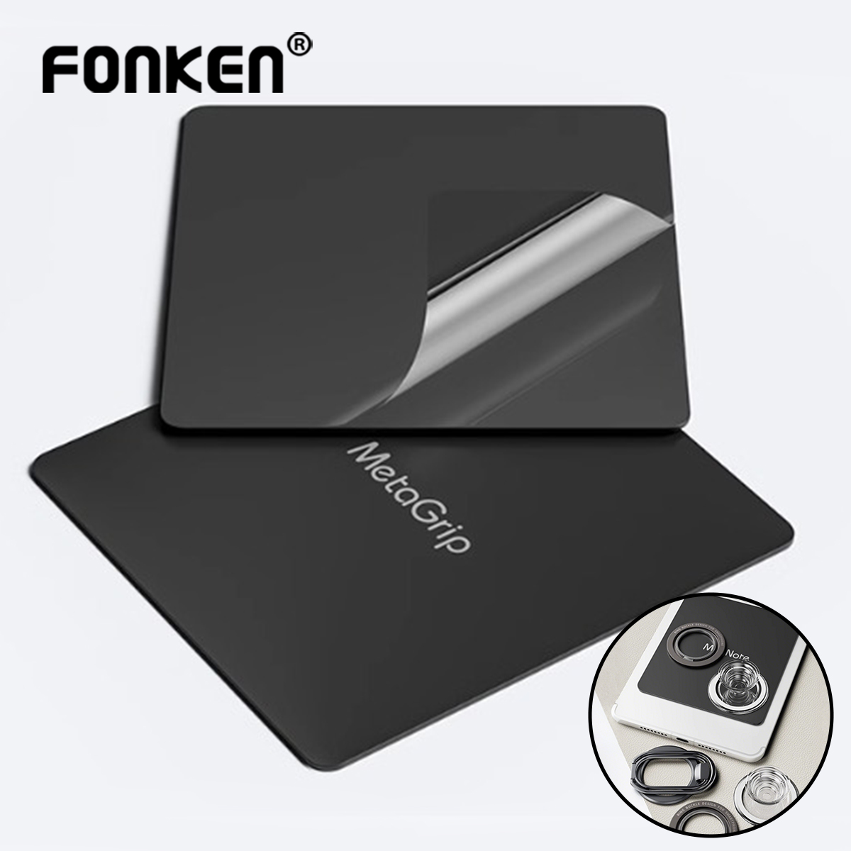 Tablet Accessories For Reading - Universal Magnetic Adhesive Stand Plate For