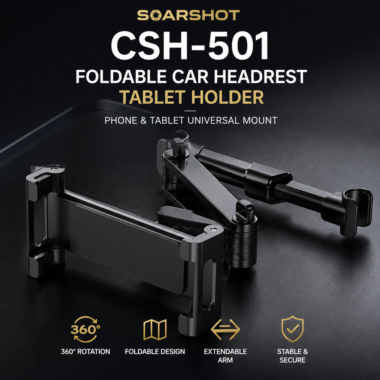 SOARSHOT Car Headrest Tablet H - đánh giá và giá Toddler Tablet Accessories