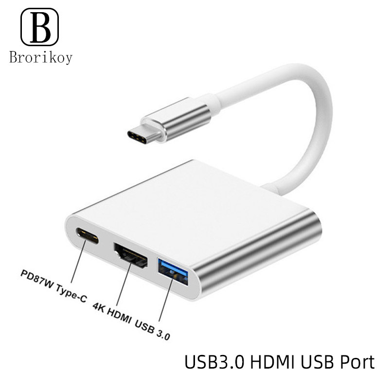 3 in 1 USB Type C Hub to 4K HD - đánh giá và giá Tablet Accessories Samsung
