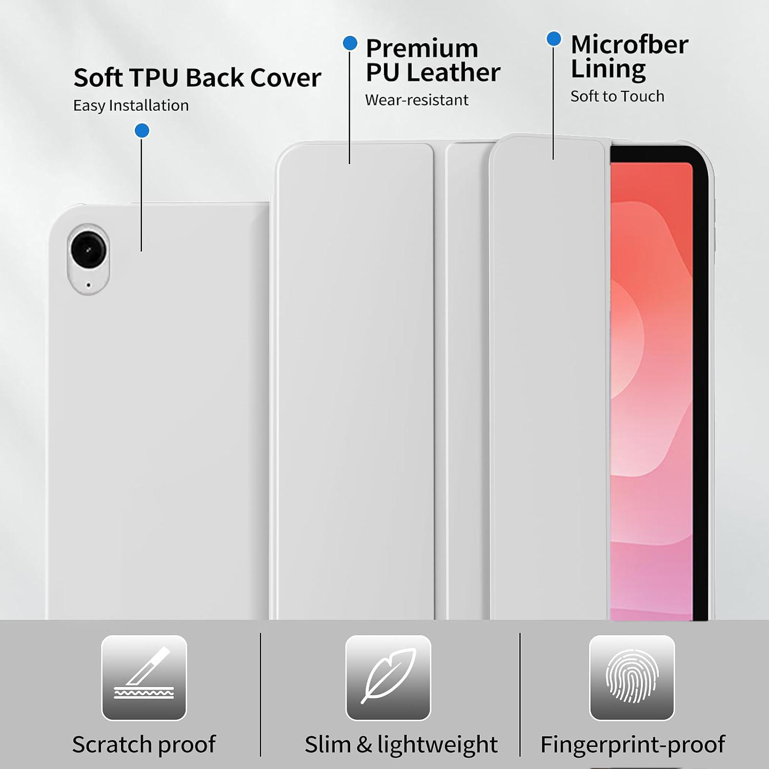 Tri-fold Flip Case For Samsung - đánh giá và giá Tablet Accessories Samsung
