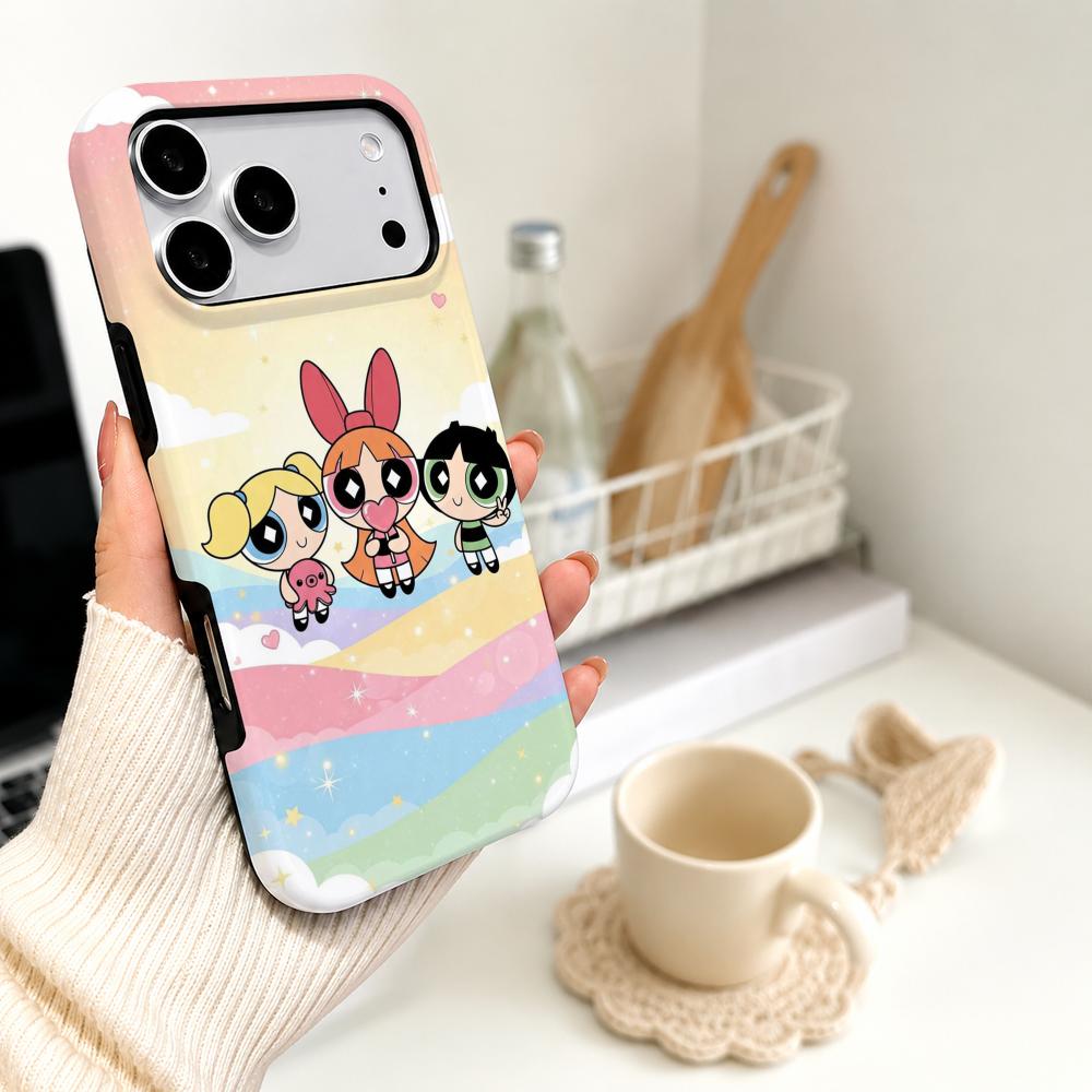 Anime P-Powerpuff Girls Phone  - đánh giá và giá Tablet Accessories For Girls