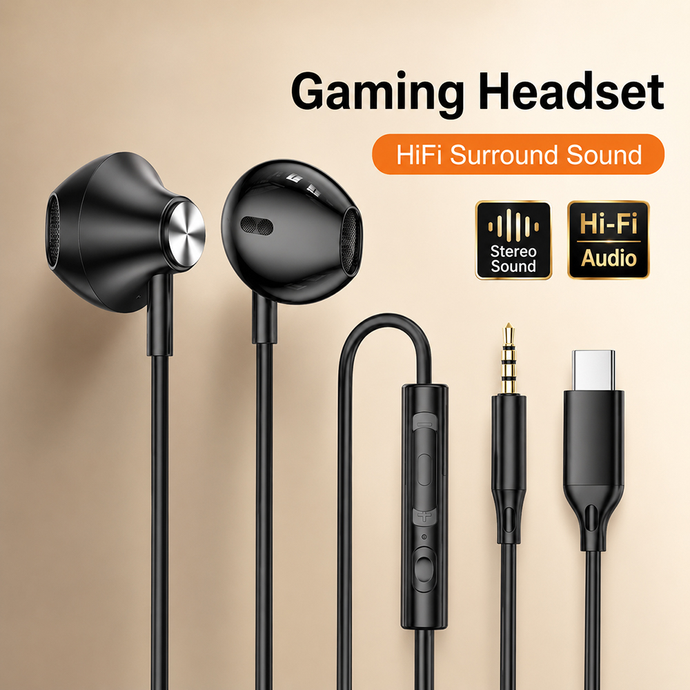 HiFi Surround Headphones Bass  - đánh giá và giá Tablet Gaming Accessories