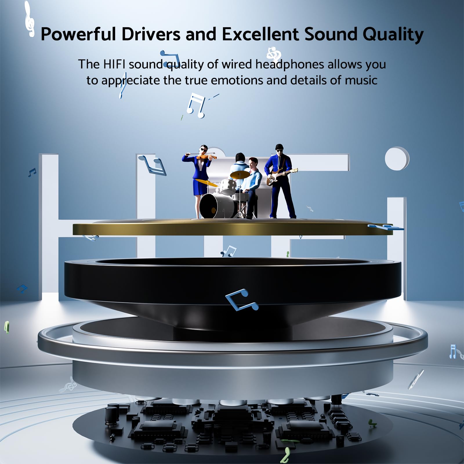 HiFi Surround Headphones Bass  - đánh giá và giá Tablet Gaming Accessories