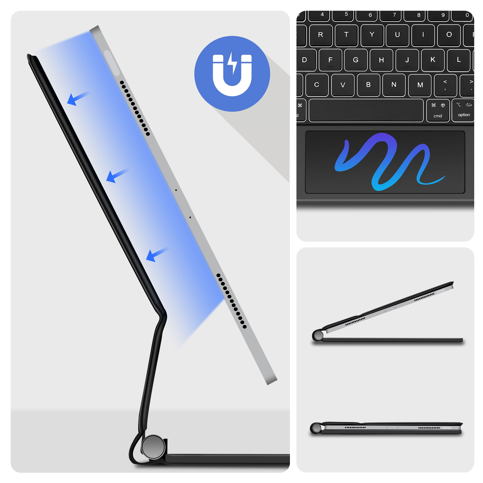 GOOJODOQ Magic Keyboard for iP - đánh giá và giá Tablet Accessories Choice Store