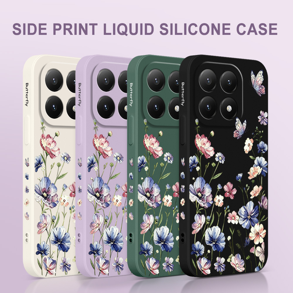 Butterfly Hush Phone Case For  - đánh giá và giá Xiaomi Poco X6