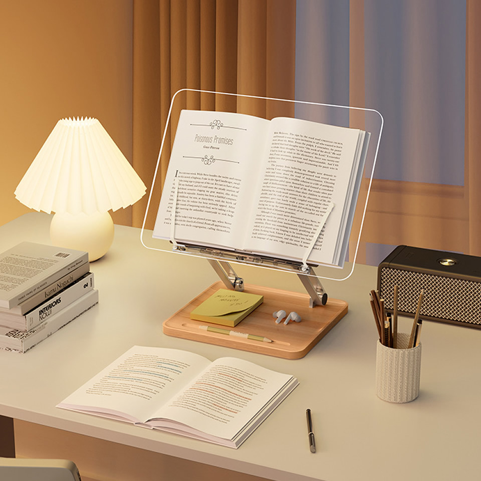 Wooden Reading Stand with Ligh - đánh giá và giá Laptop Tablet Accessories