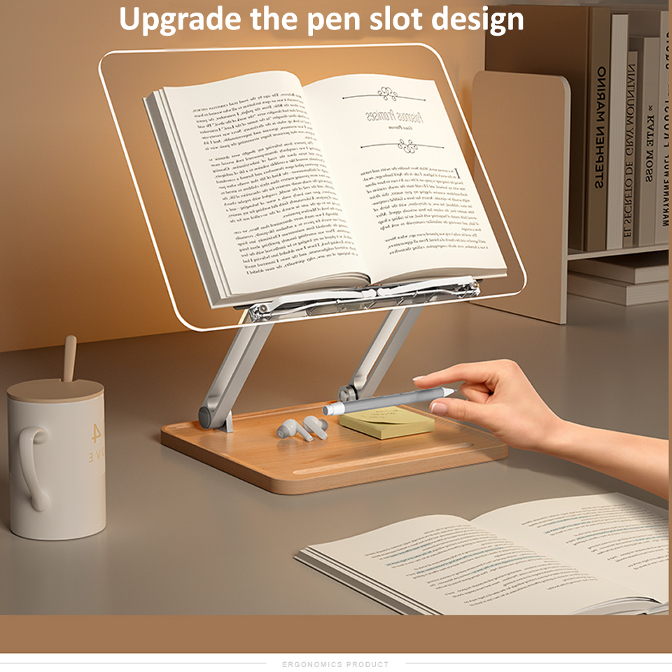 Wooden Reading Stand with Ligh - đánh giá và giá Laptop Tablet Accessories